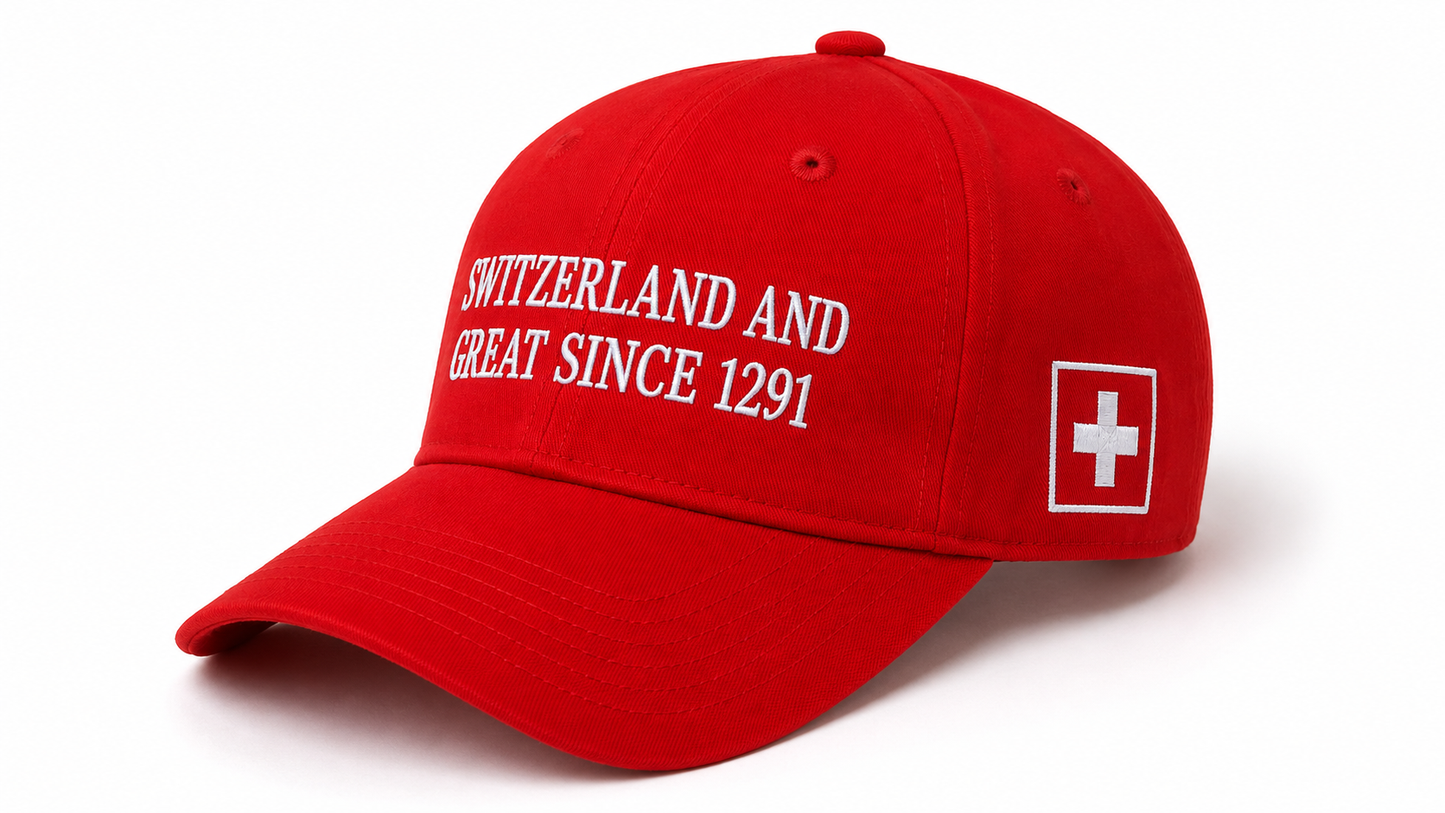 Schweizer Cap « SWITZERLAND AND GREAT SINCE 1291 »