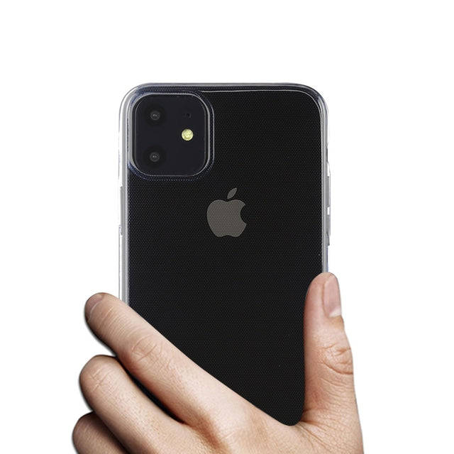 Coque transparente en TPU pour iPhone 11 et 11 Pro