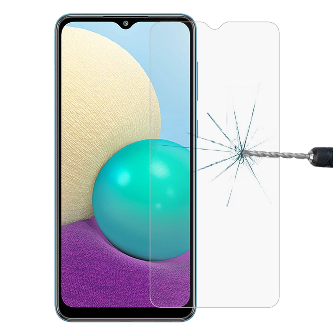 Protection d’Écran Samsung Galaxy A02 – Verre Trempé Plein Écran