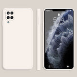 Coque en silicone blanche pour Samsung Galaxy A12