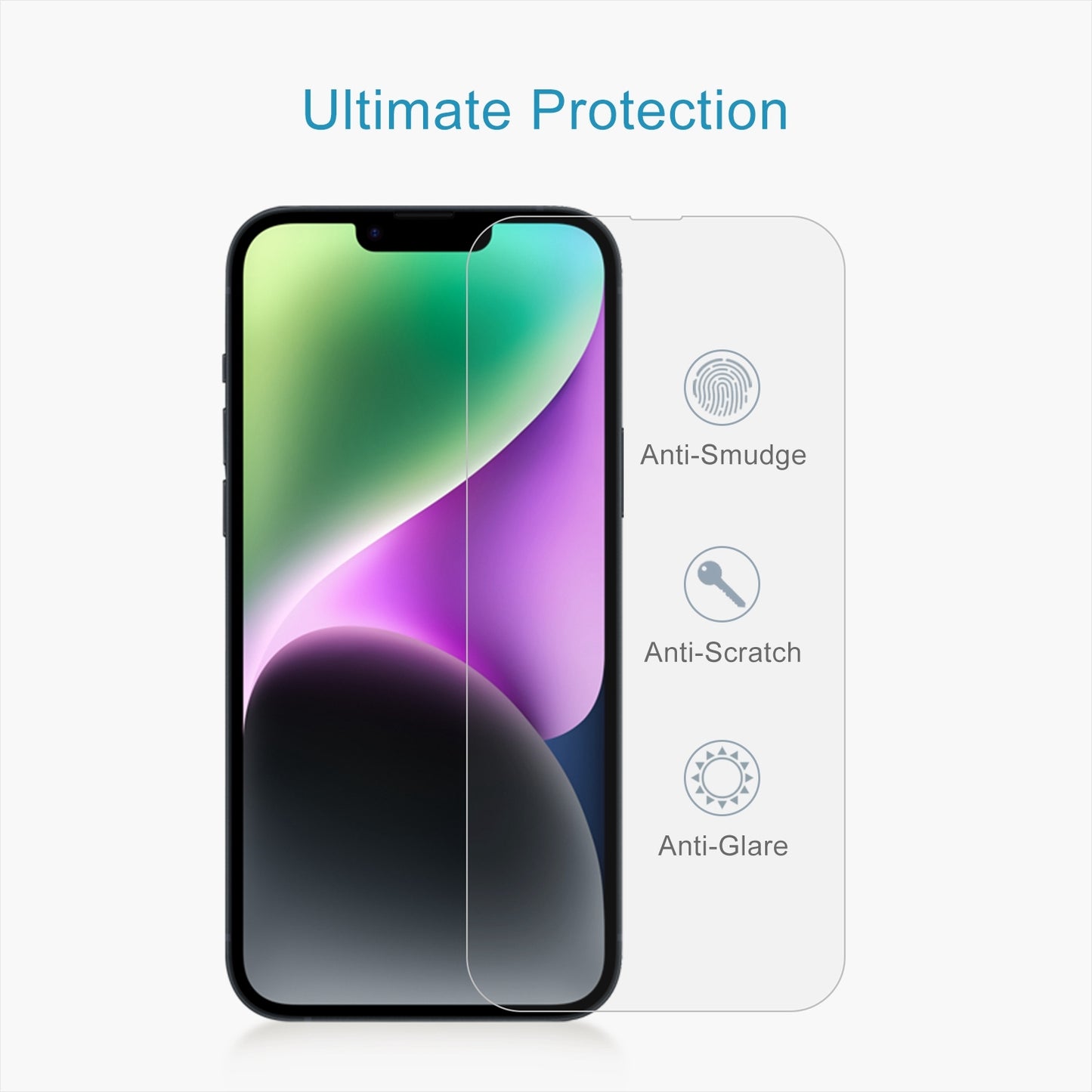 Protection d’Écran iPhone 14 – Verre Trempé Haute Dureté