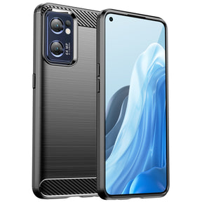 Coque effet fibre de carbone pour OPPO Find X5 Lite