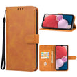 Étui portefeuille cuir PU marron pour Samsung Galaxy A14 5G
