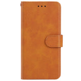 Étui portefeuille cuir PU marron pour Samsung Galaxy A14 5G – vue 2