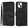 Étui portefeuille en cuir PU pour iPhone 14 et 15