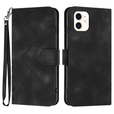 Étui portefeuille en cuir PU pour iPhone – coloris
