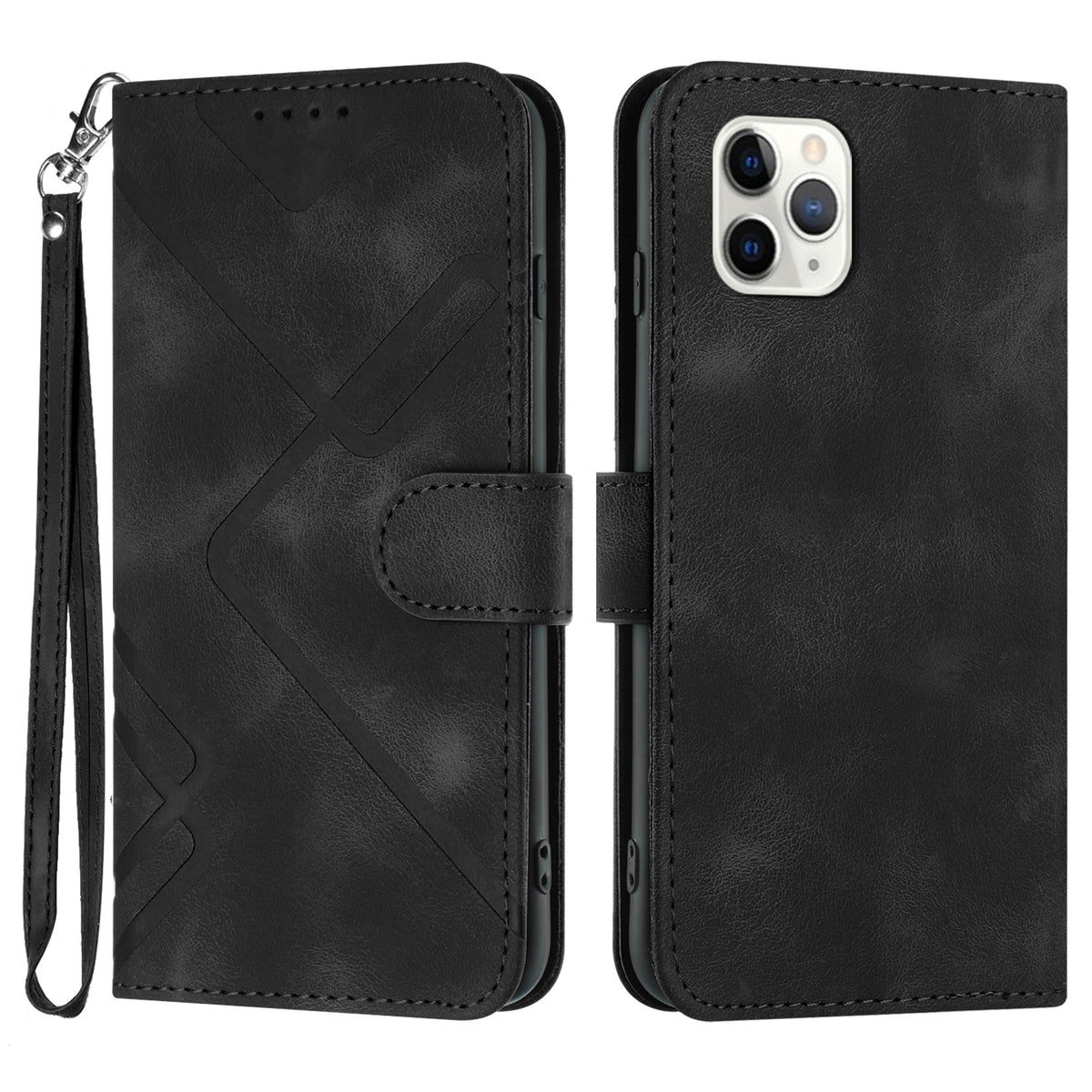 Étui portefeuille en cuir PU pour iPhone – vue 2