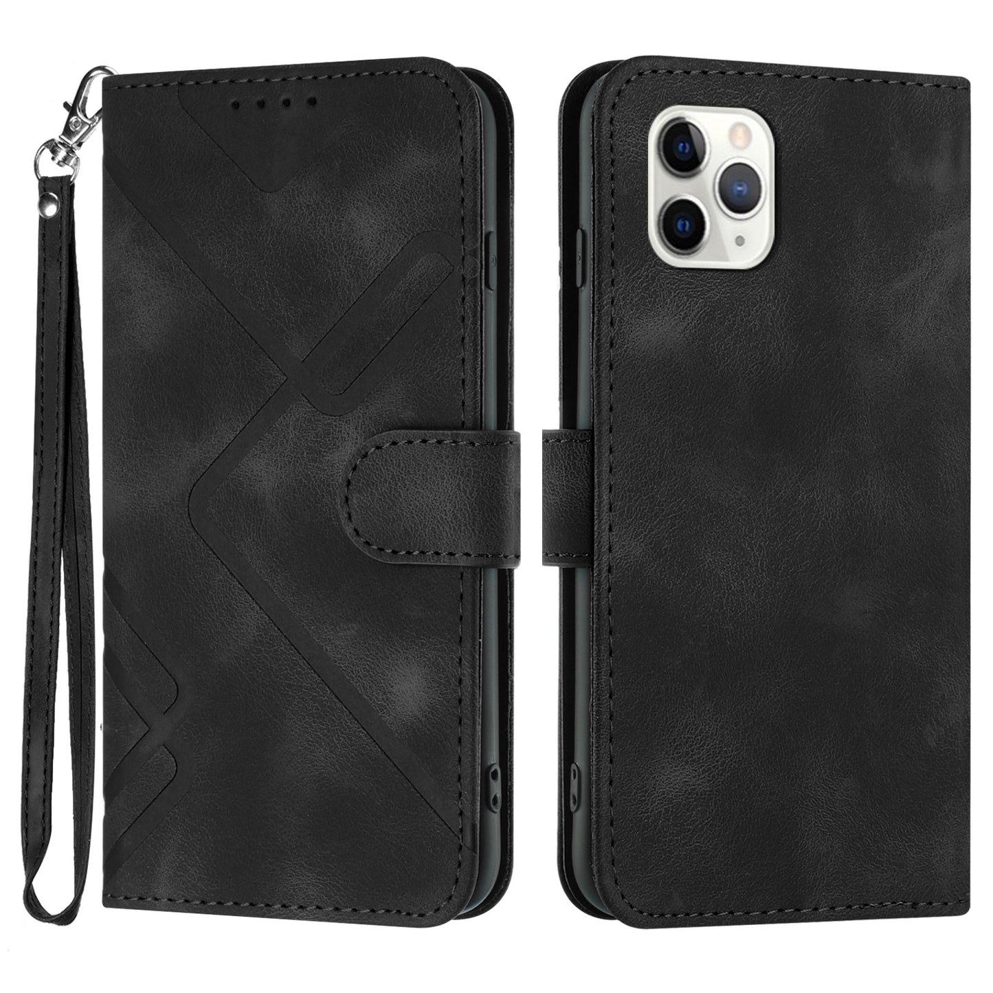 Étui Portefeuille en Cuir PU pour iPhone 12 Pro Max