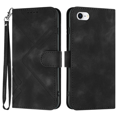 Étui portefeuille en cuir PU pour iPhone 6, 7, 8 et SE – vue 2