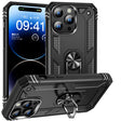 Coque antichoc avec support rotatif pour iPhone 15 Pro