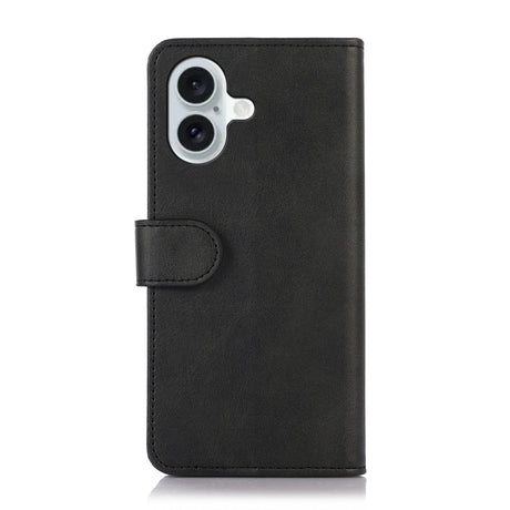 Étui portefeuille en cuir PU pour iPhone 16 et 16 Plus – vue 3