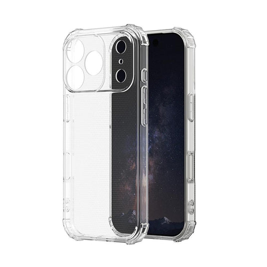 Coque transparente antichoc en TPU pour iPhone 17 Pro Max
