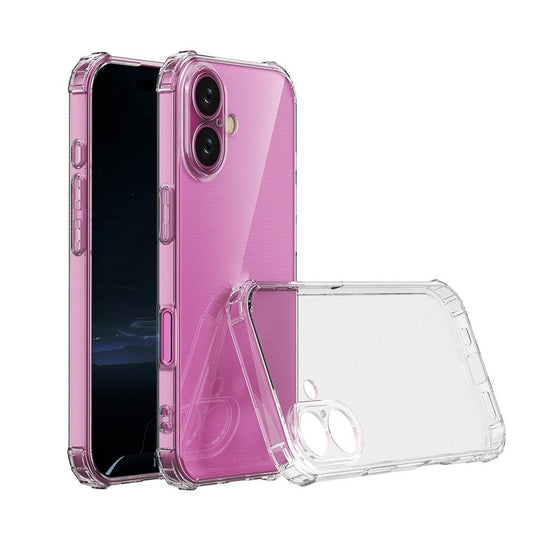 Coque transparente antichoc en TPU pour iPhone 17
