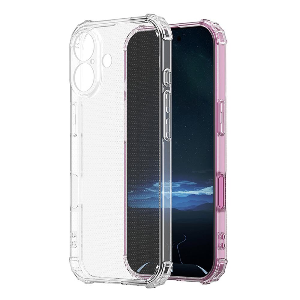 Coque transparente antichoc en TPU pour iPhone 17