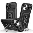Coque antichoc avec support rotatif pour iPhone 14