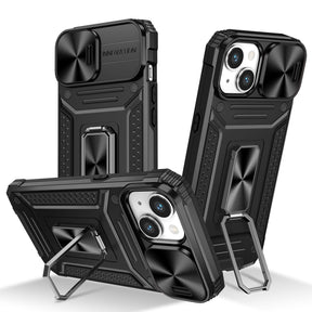 Coque antichoc avec support rotatif pour iPhone 14