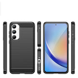 Coque effet fibre de carbone pour Samsung Galaxy A35 5G – vue 2