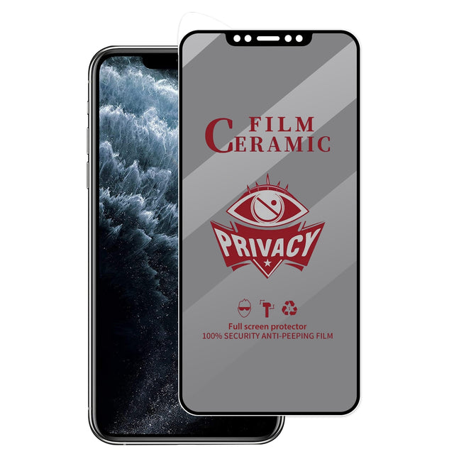 Film céramique anti-regard pour iPhone 11 et X série
