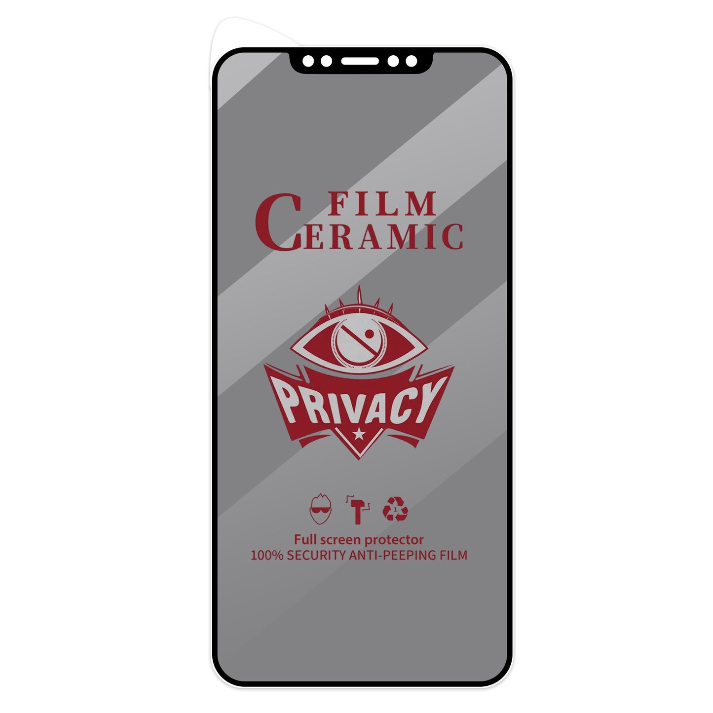 Protection d'écran Screen Pour iPhone 11 / XR de confidentialité
