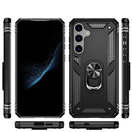 Coque antichoc avec support rotatif pour Samsung Galaxy S24 Plus – vue 2