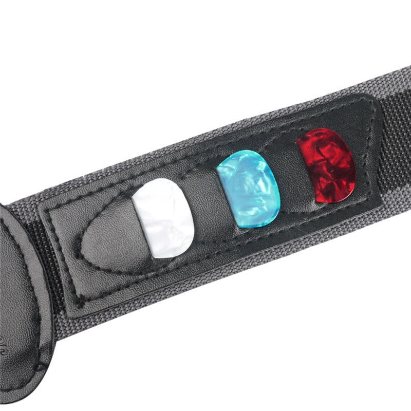 Sangle de Guitare Acoustique & Électrique – Confort + 3 Plectres Inclus