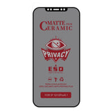 Verre trempé anti-espion pour iPhone 12 série – vue 2