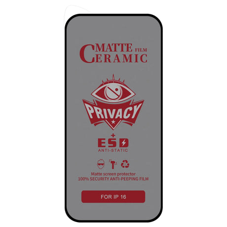 Verre trempé anti-espion pour iPhone 16 série – vue 2