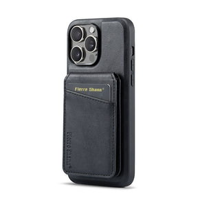 Étui à rabat magnétique en cuir pour iPhone – vue 2