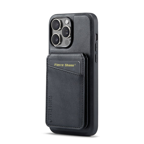 Étui à rabat magnétique en cuir pour iPhone – vue 2