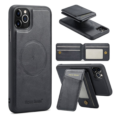 Étui à rabat en cuir pour iPhone 11 Pro Max