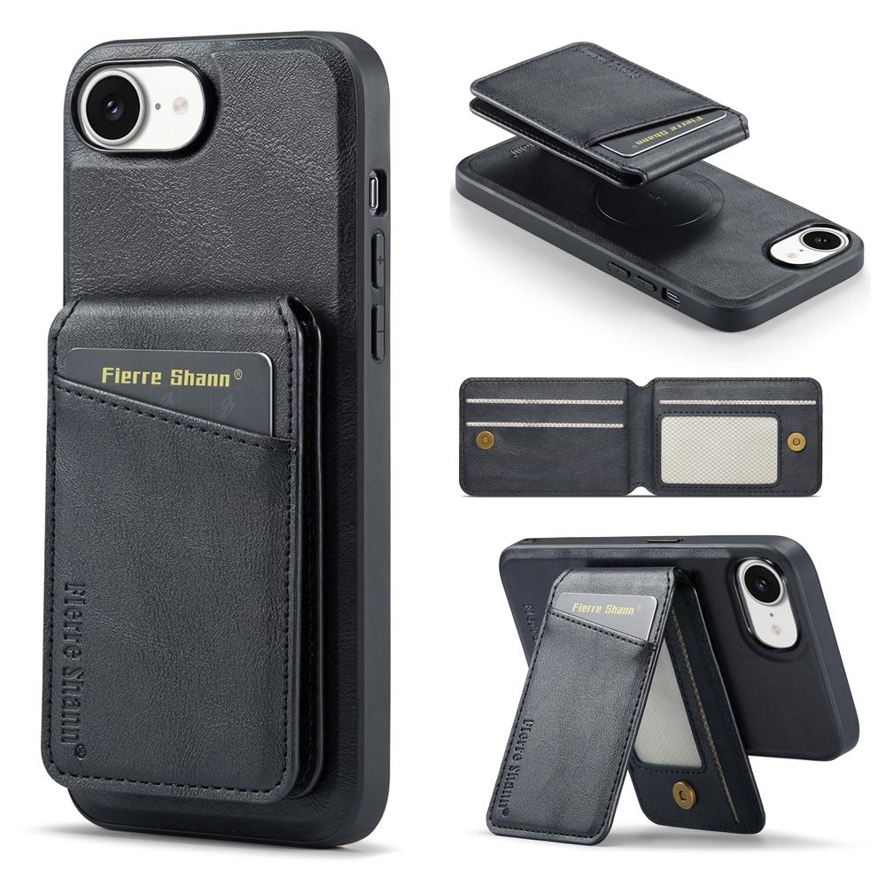 Magnetische Leder-Klapphülle für iPhone 16