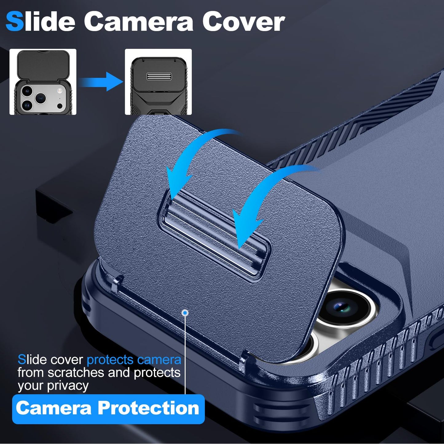 Coque coulissante Camshield iPhone 17 Pro Max