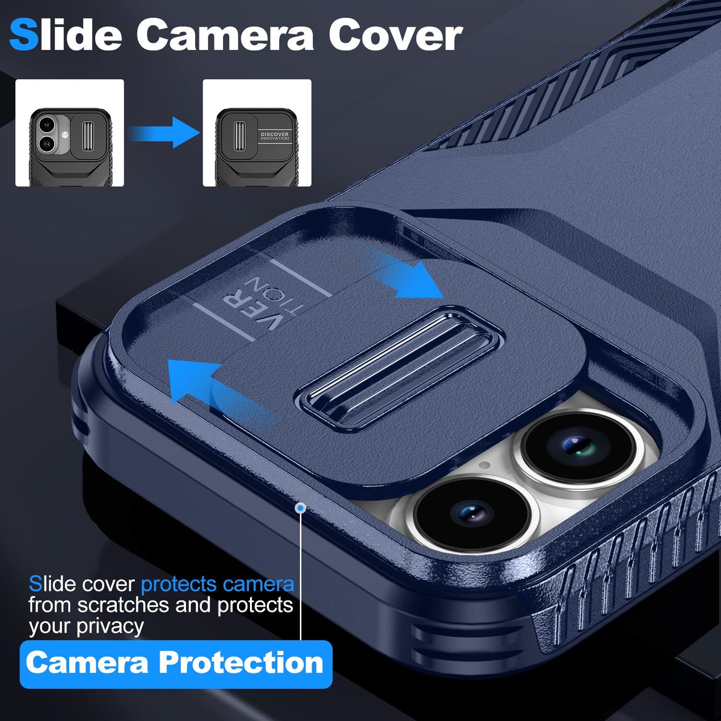 Coque coulissante Camshield iPhone 17