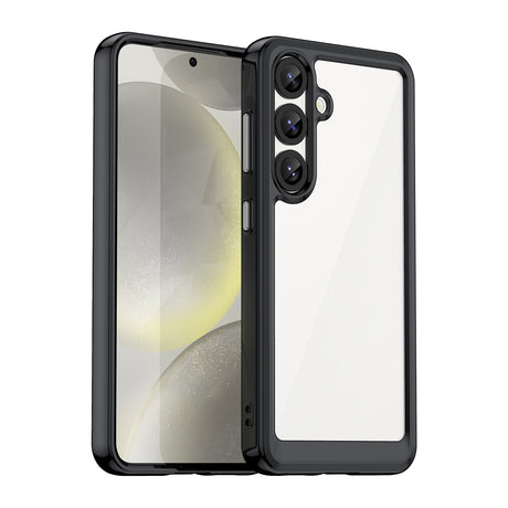 Coque hybride acrylique et TPU pour Samsung Galaxy S25 série