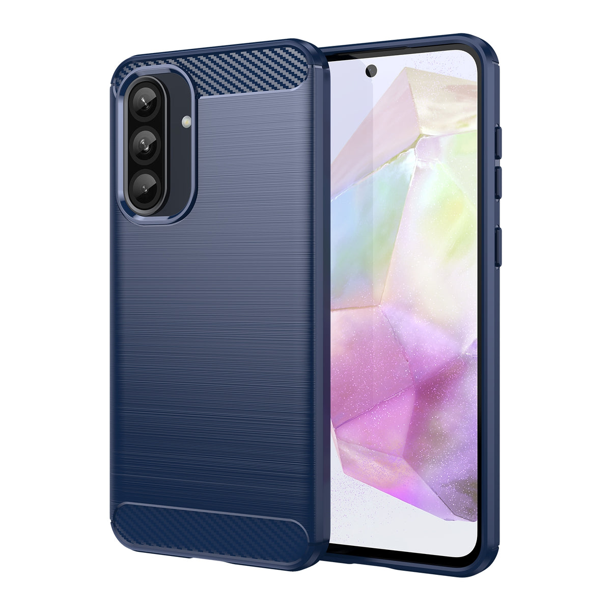 Coque TPU effet carbone pour Samsung Galaxy A36 5G – vue 3