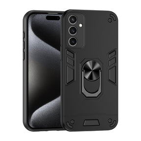 Coque avec anneau en métal pour Samsung Galaxy S24 FE