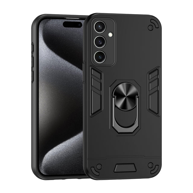 Coque avec anneau en métal pour Samsung Galaxy S24 FE