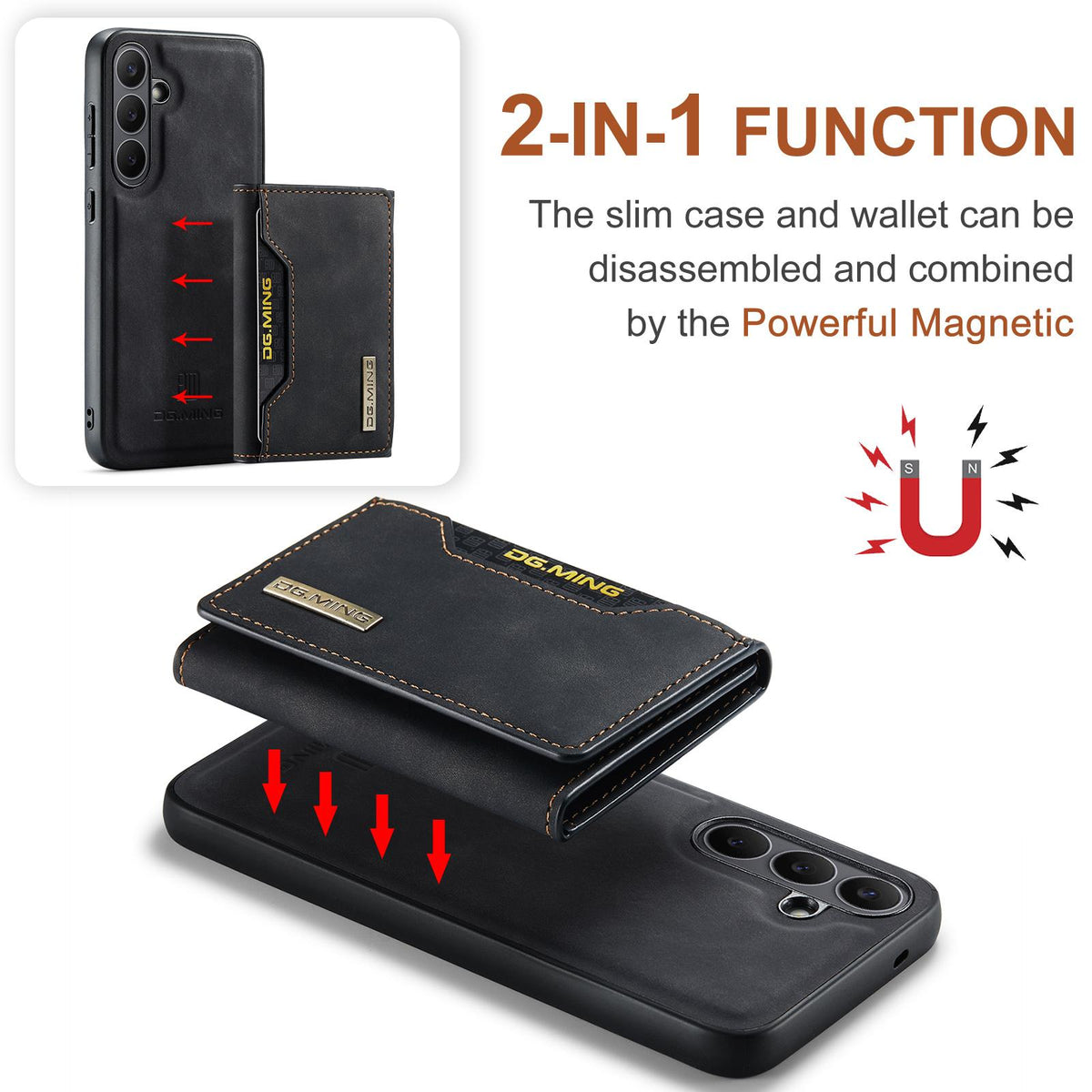 Coque multi-cartes pour Samsung Galaxy S25 FE – vue 3