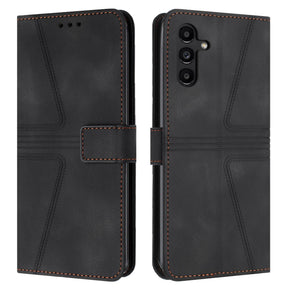 Étui portefeuille noir pour Samsung Galaxy A56 5G