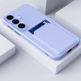 Coque TPU avec porte-carte pour Samsung Galaxy S26+