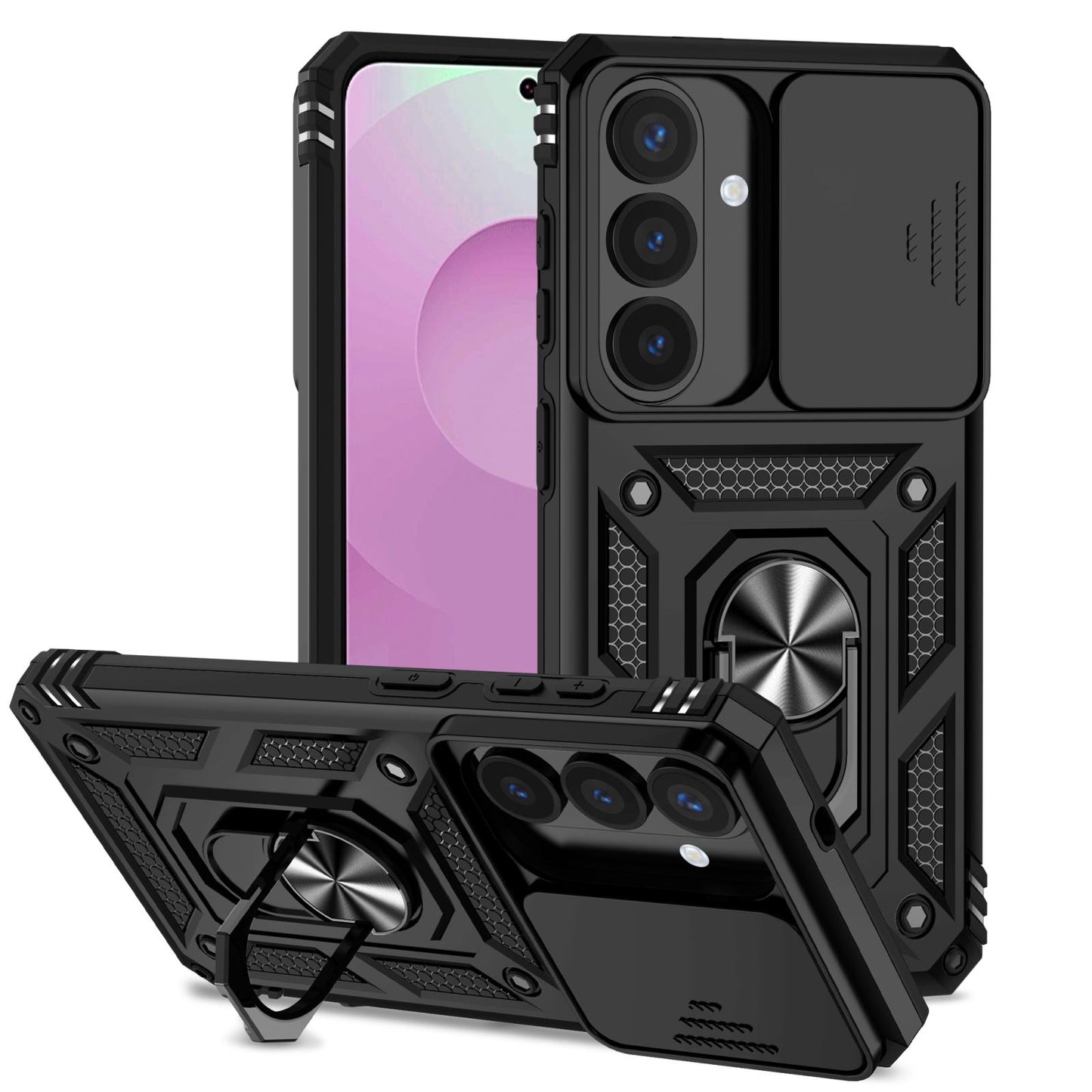 Coque Camshield Samsung Galaxy S26 5G – Protection Caméra + Support Anneau