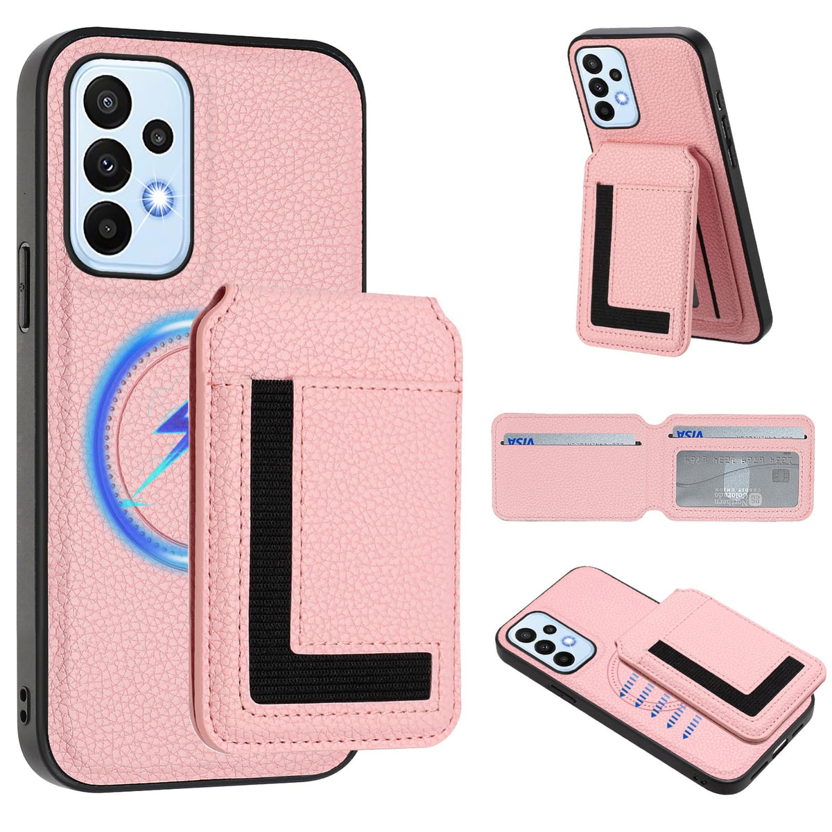 Coque avec porte-carte magnétique pour Samsung Galaxy A33 – vue 2