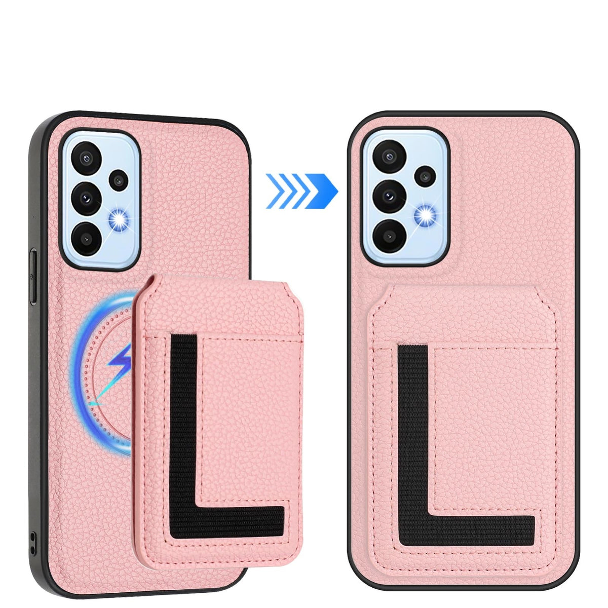Coque avec porte-carte magnétique pour Samsung Galaxy A33