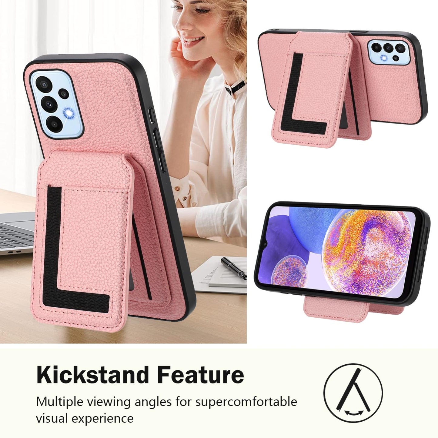 Coque Pour Samsung Galaxy A33  à carte magnétique détachable