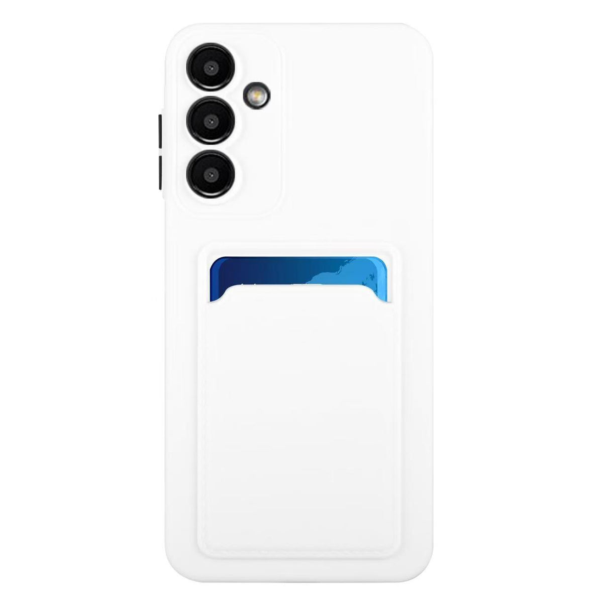Coque blanche avec porte-cartes pour Samsung Galaxy A16 – vue 2