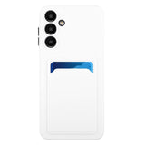 Coque blanche avec porte-cartes pour Samsung Galaxy A16 – vue 2