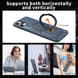 Coque silicone MagSafe avec support pour iPhone 12 série – vue 3