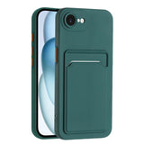 Coque Effet Cuir avec Emplacement Carte pour iPhone 17e / 16e