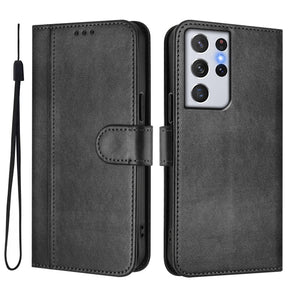 Étui portefeuille rétro pour Samsung Galaxy série S – vue 5