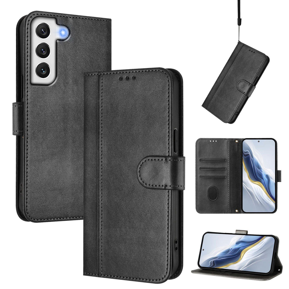 Étui portefeuille rétro pour Samsung Galaxy série S